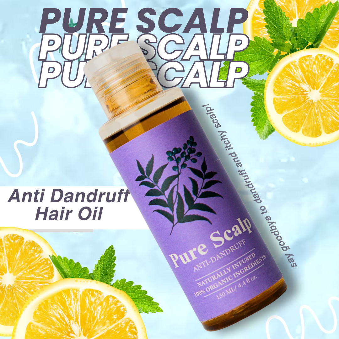 Pure Scalp | Anti-Dandruff Organic Hair Oil